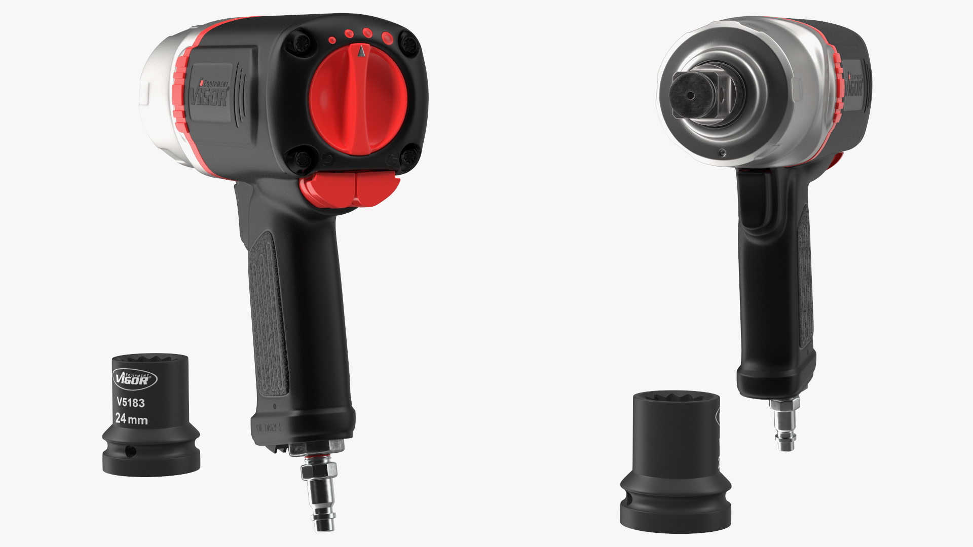 3D Vigor V6899 Air Impact Wrench with Wrench Head