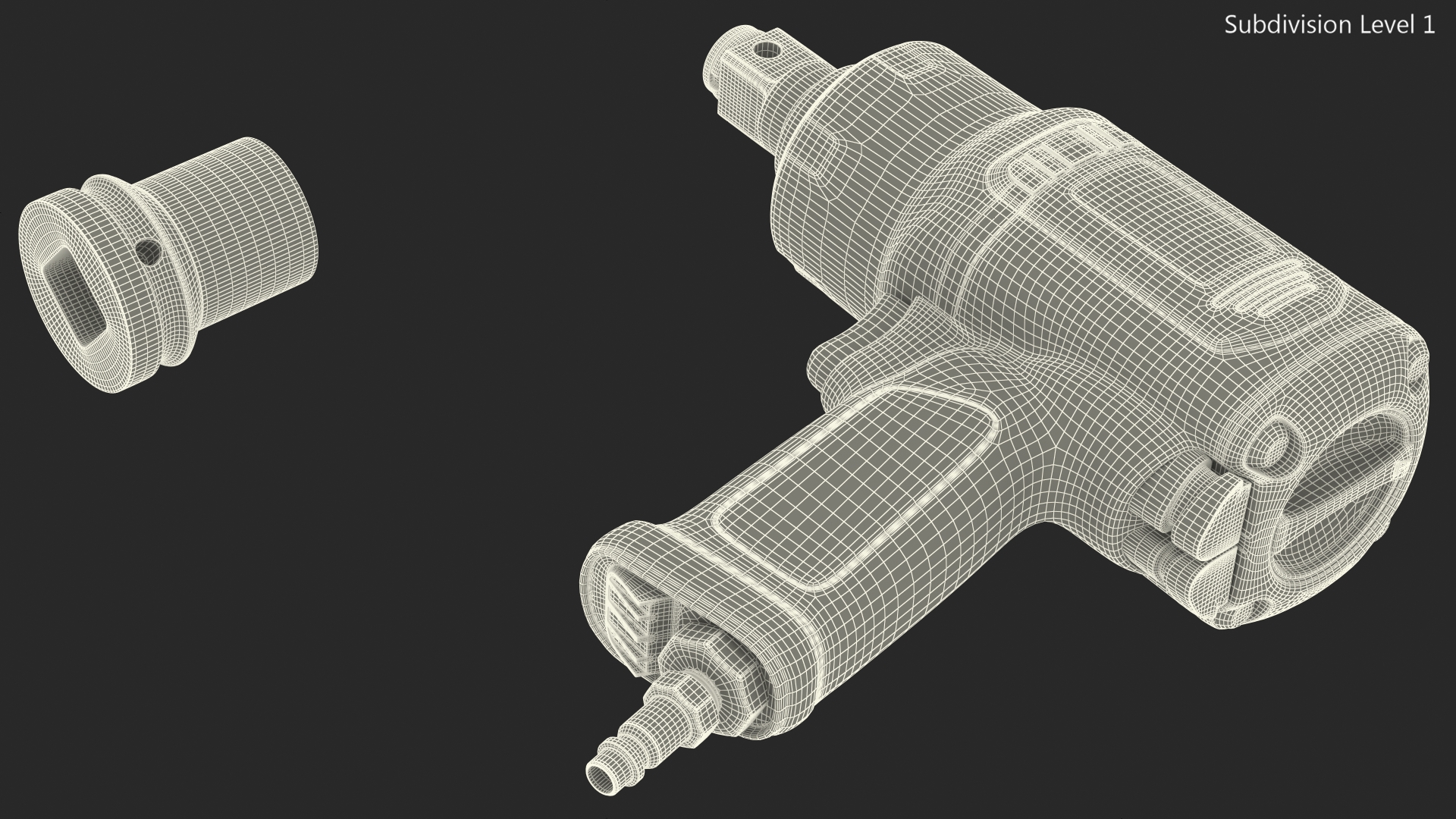 3D Vigor V6899 Air Impact Wrench with Wrench Head