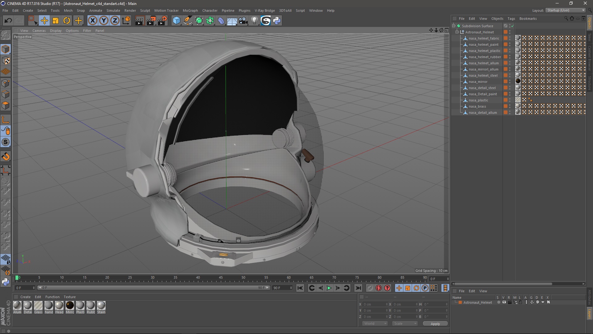 3D Astronaut Helmet