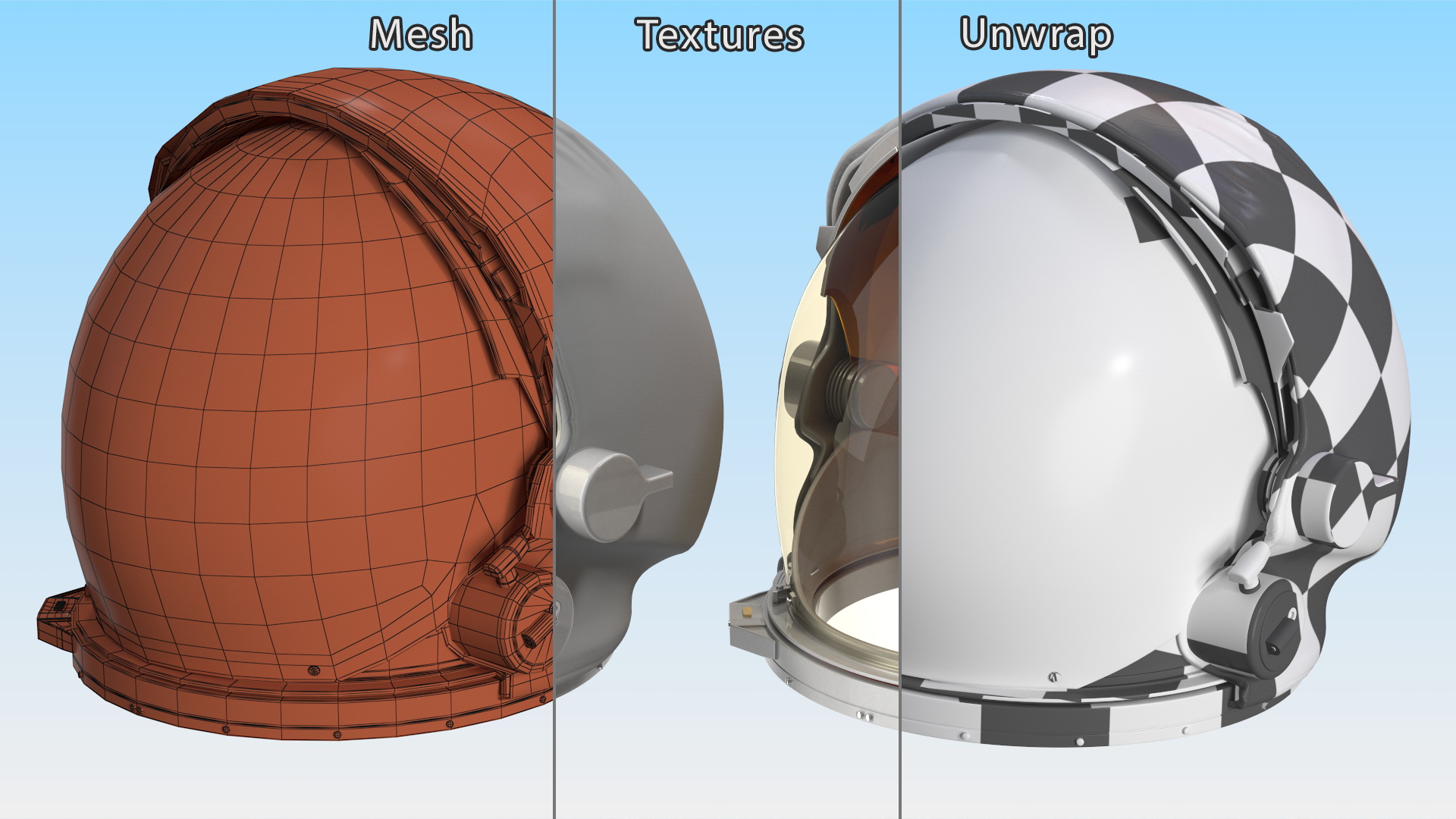 3D Astronaut Helmet