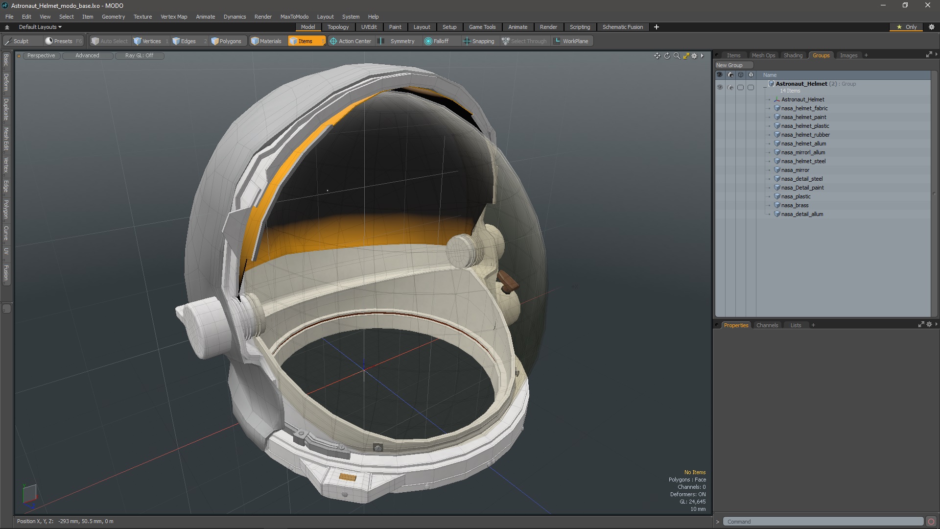 3D Astronaut Helmet