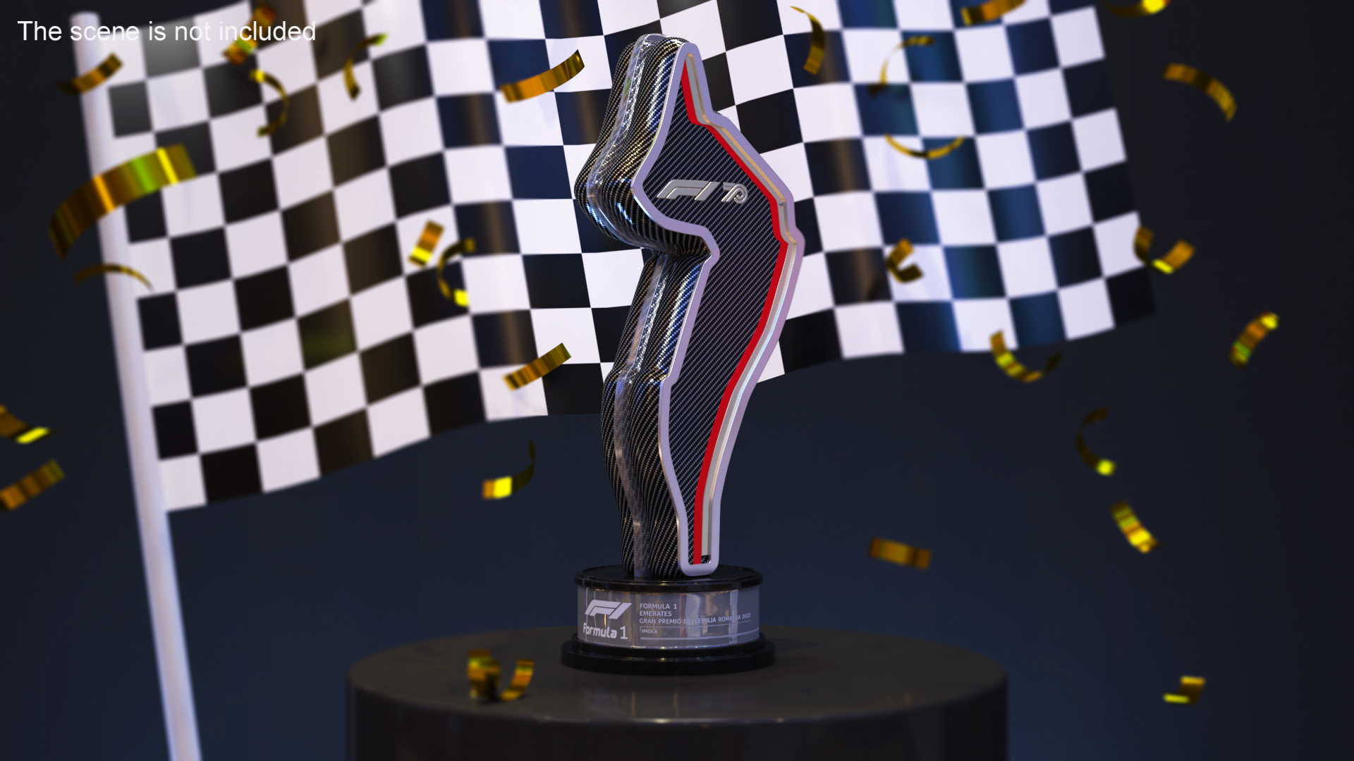 3D model F1 2020 Formula 1 Grand Prix Trophy
