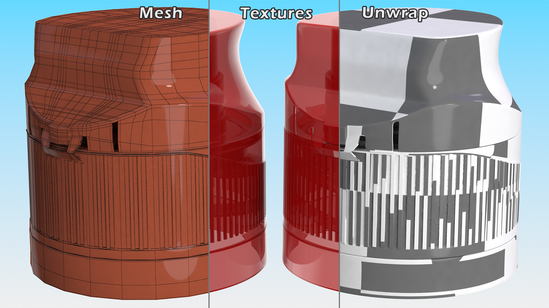3D Plastic Cap