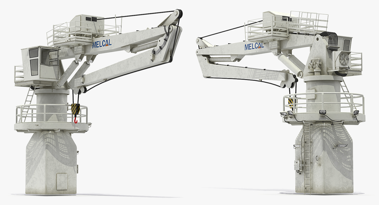 3D Crane on Ship model