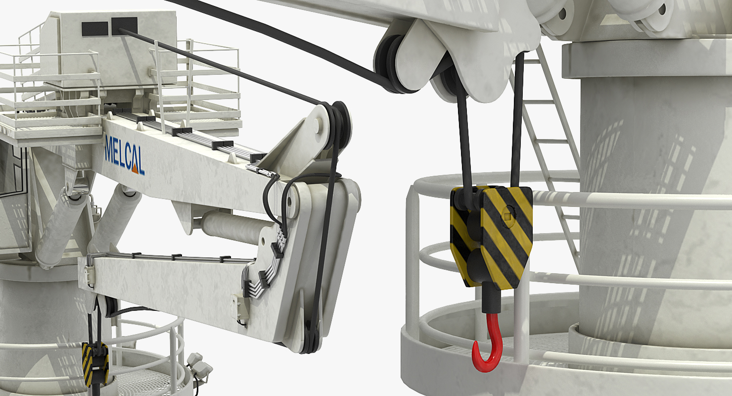 3D Crane on Ship model