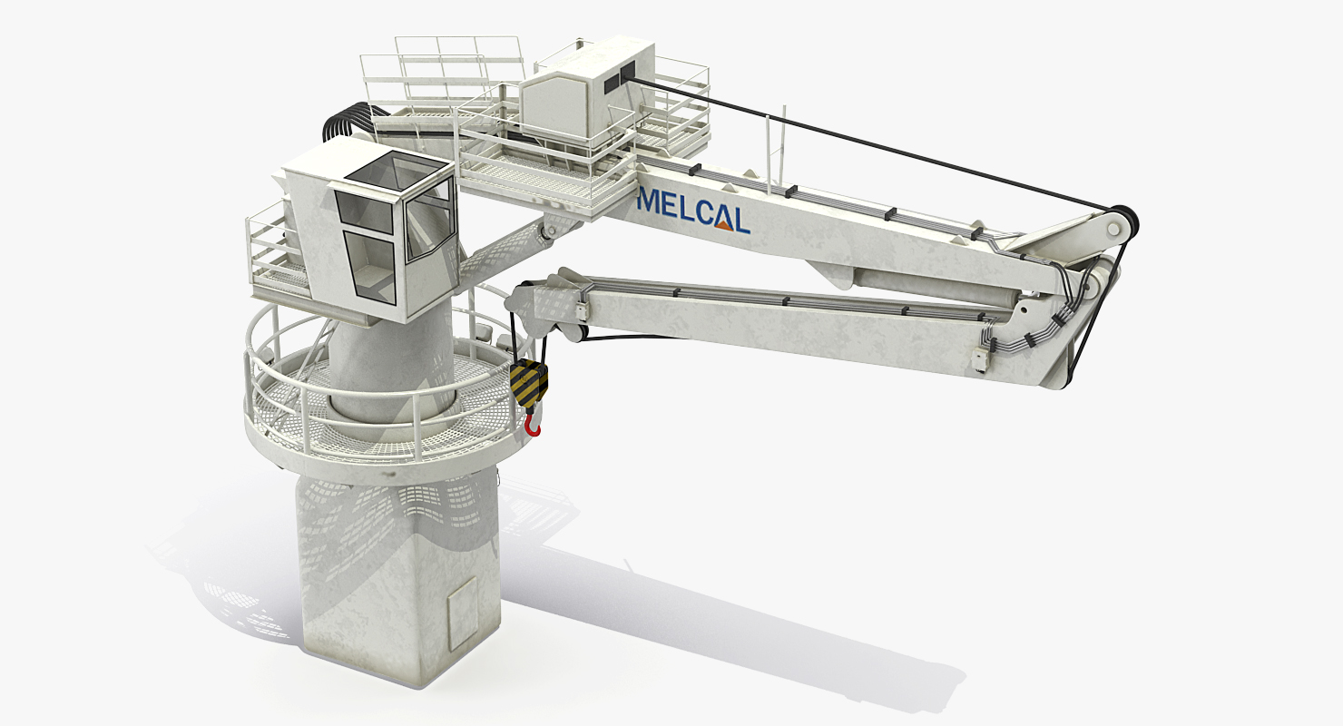 3D Crane on Ship model