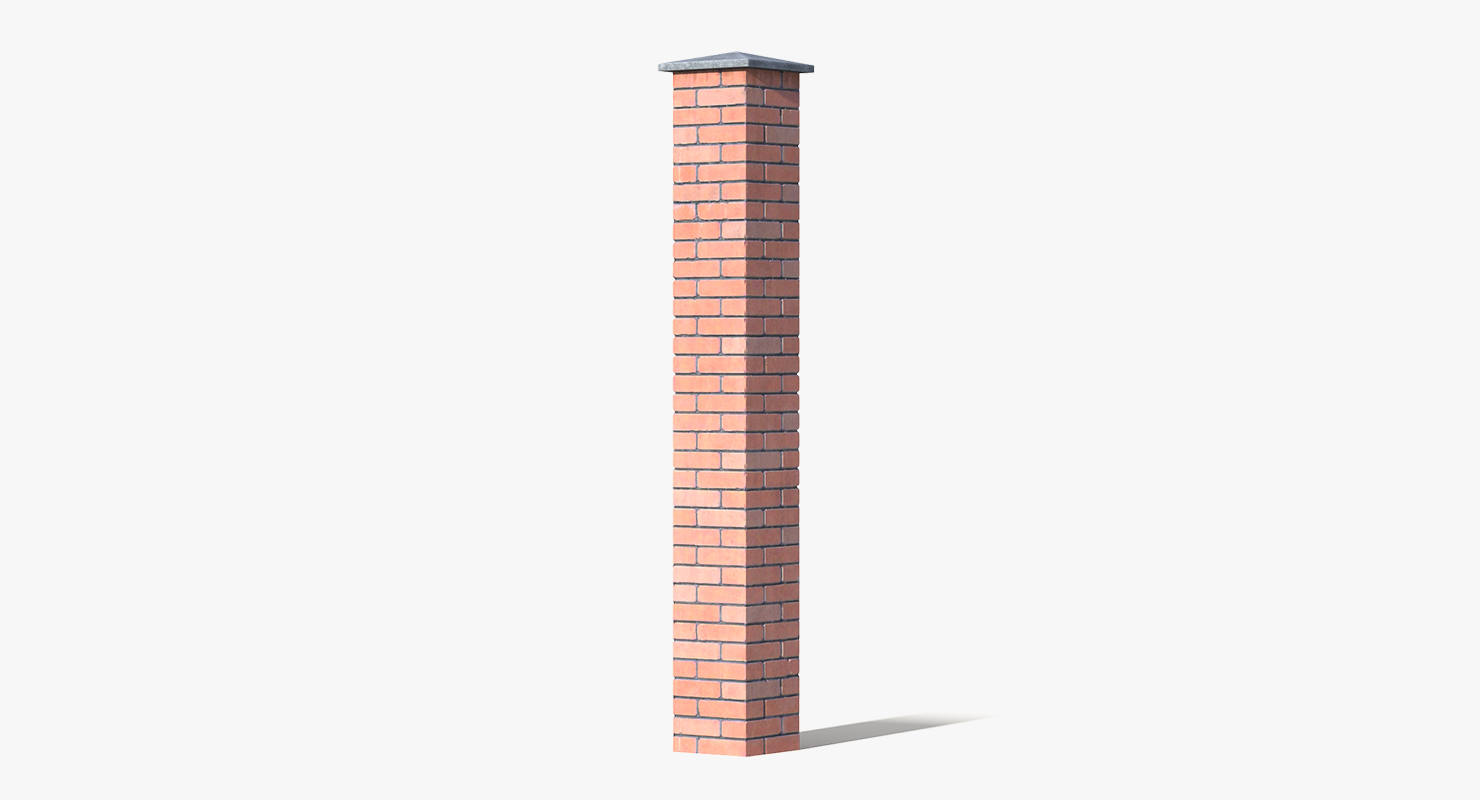 Brick Pillar 3D