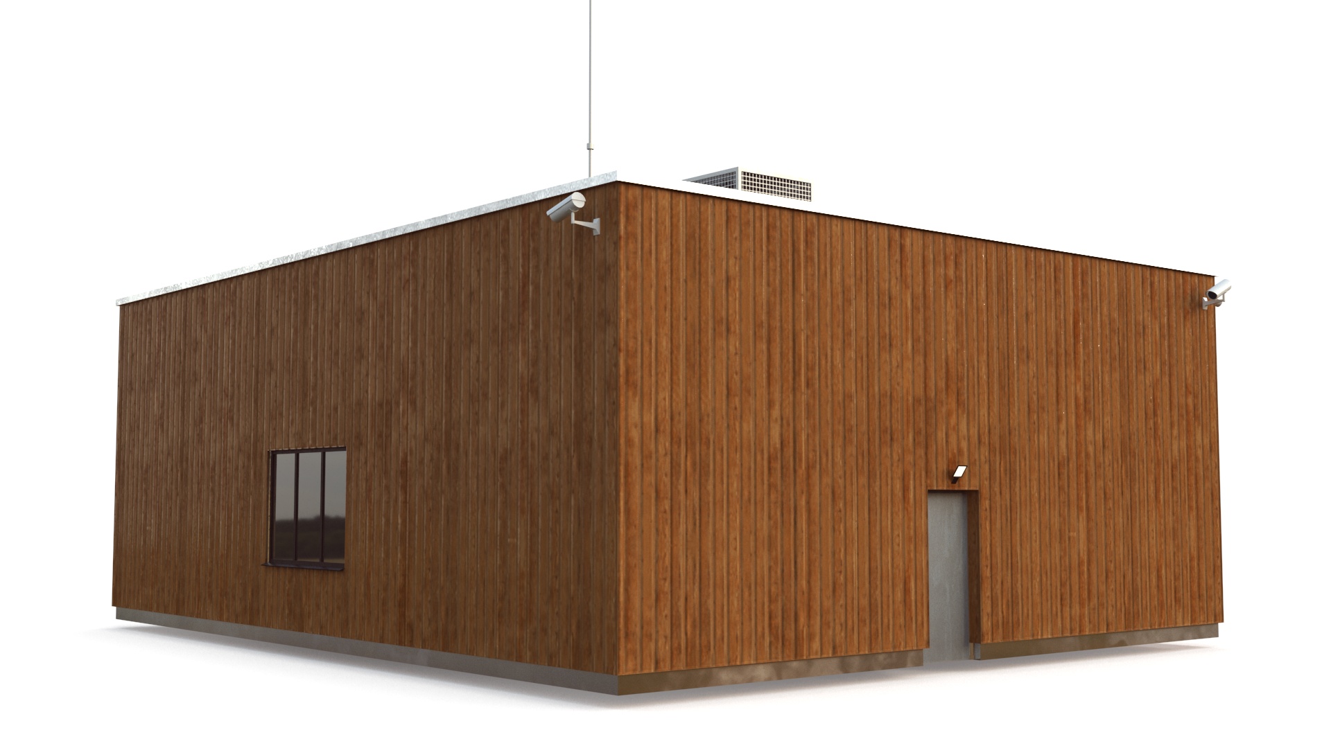 3D Small Burger Shop Building