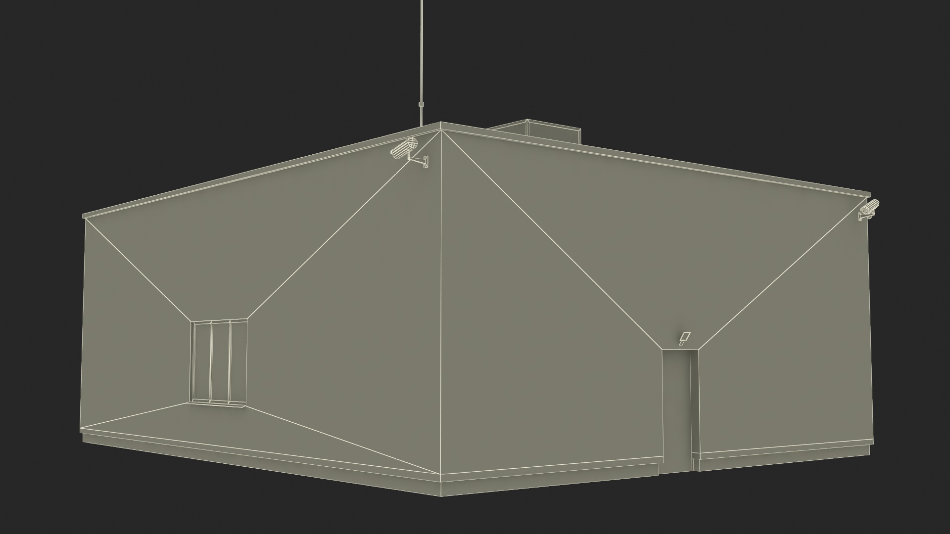3D Small Burger Shop Building