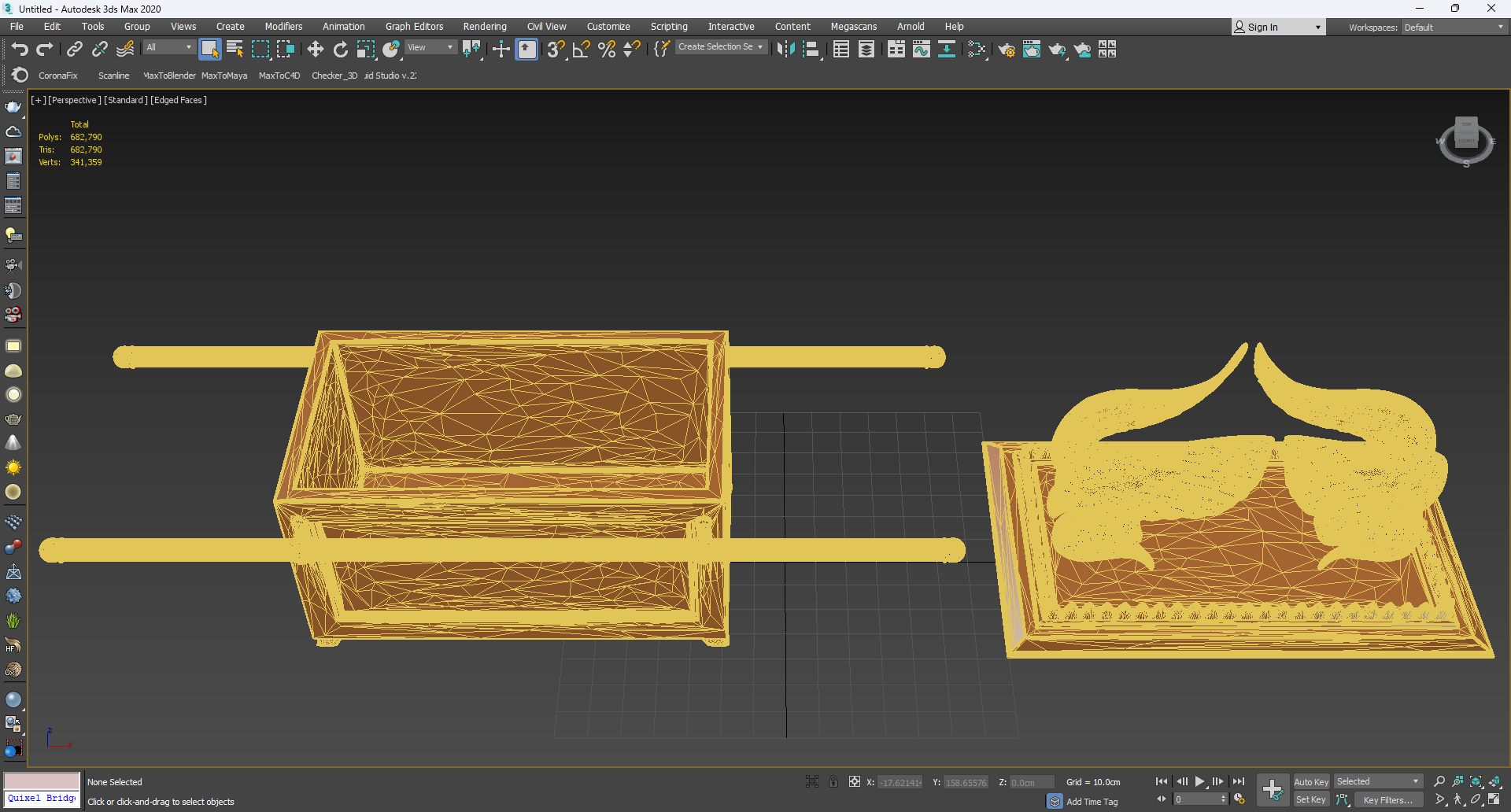 Arc of the Covenant Ancient Artifact for 3D Print 3D model