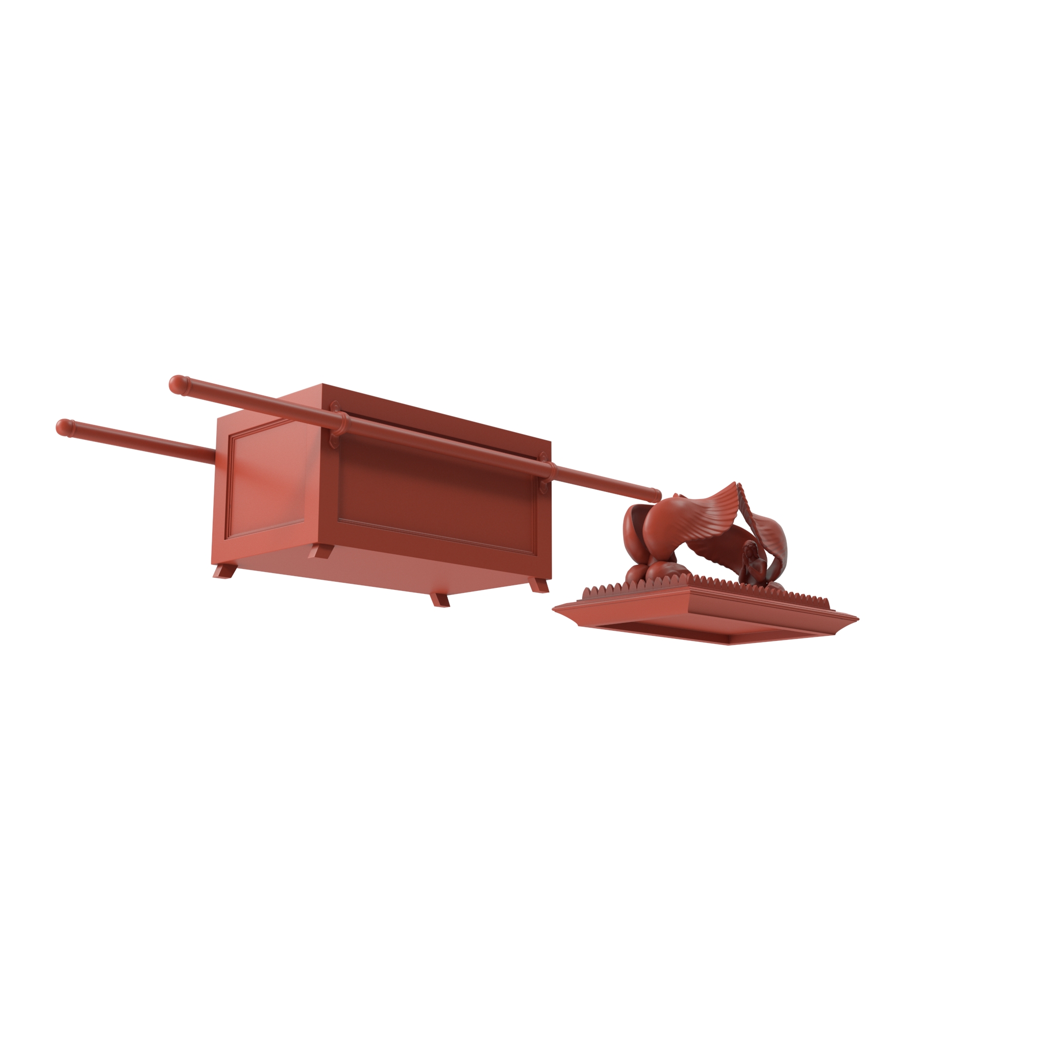 Arc of the Covenant Ancient Artifact for 3D Print 3D model