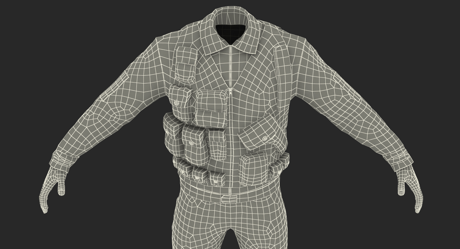 3D Military Uniform