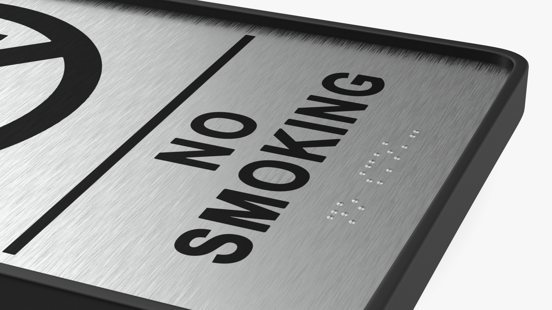 3D model No Smoking Sign