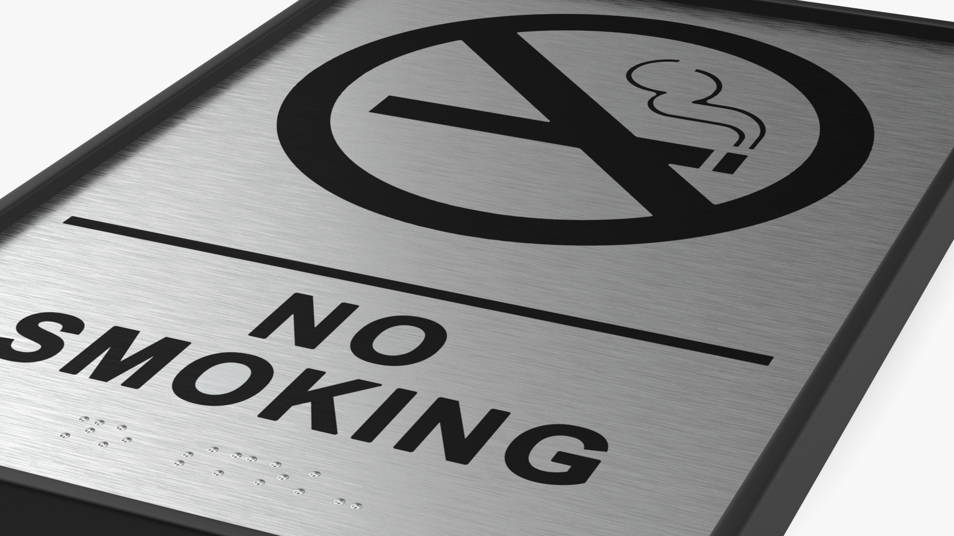 3D model No Smoking Sign