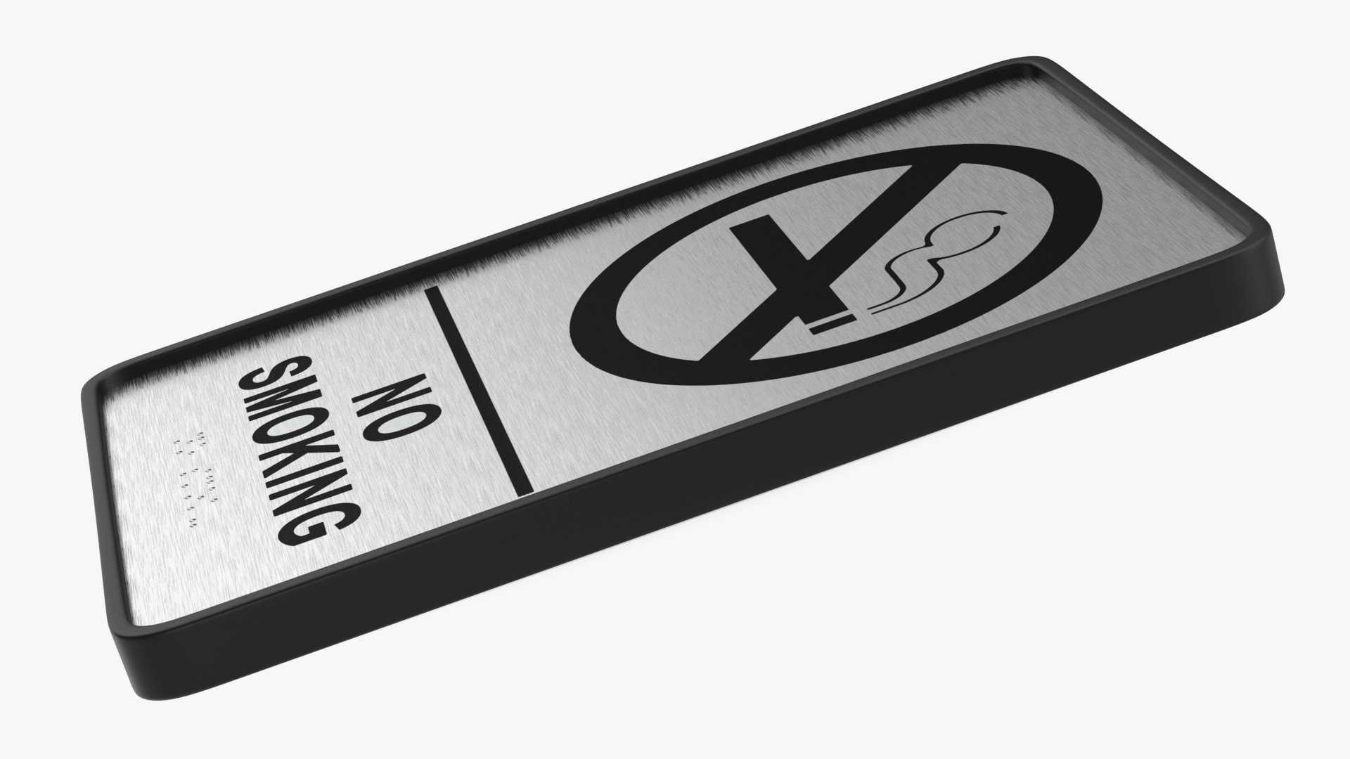 3D model No Smoking Sign