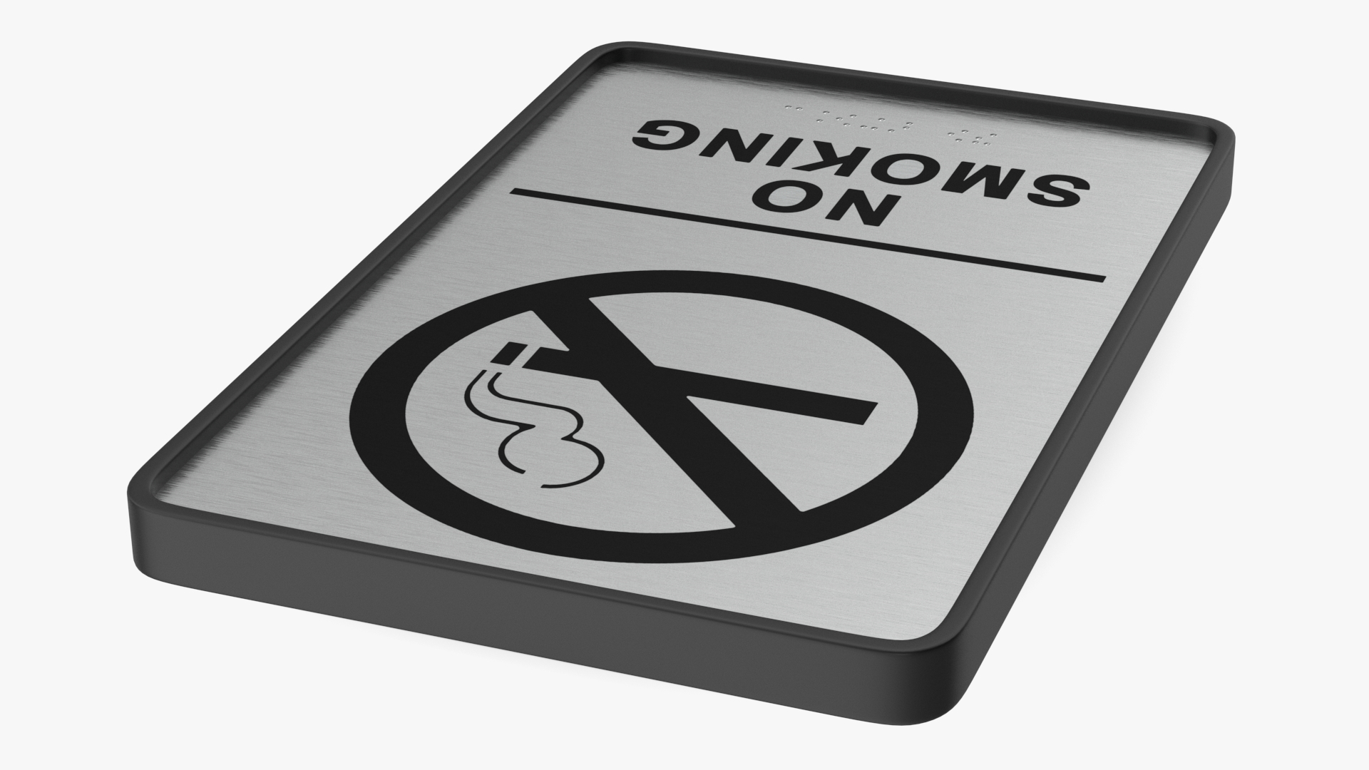 3D model No Smoking Sign