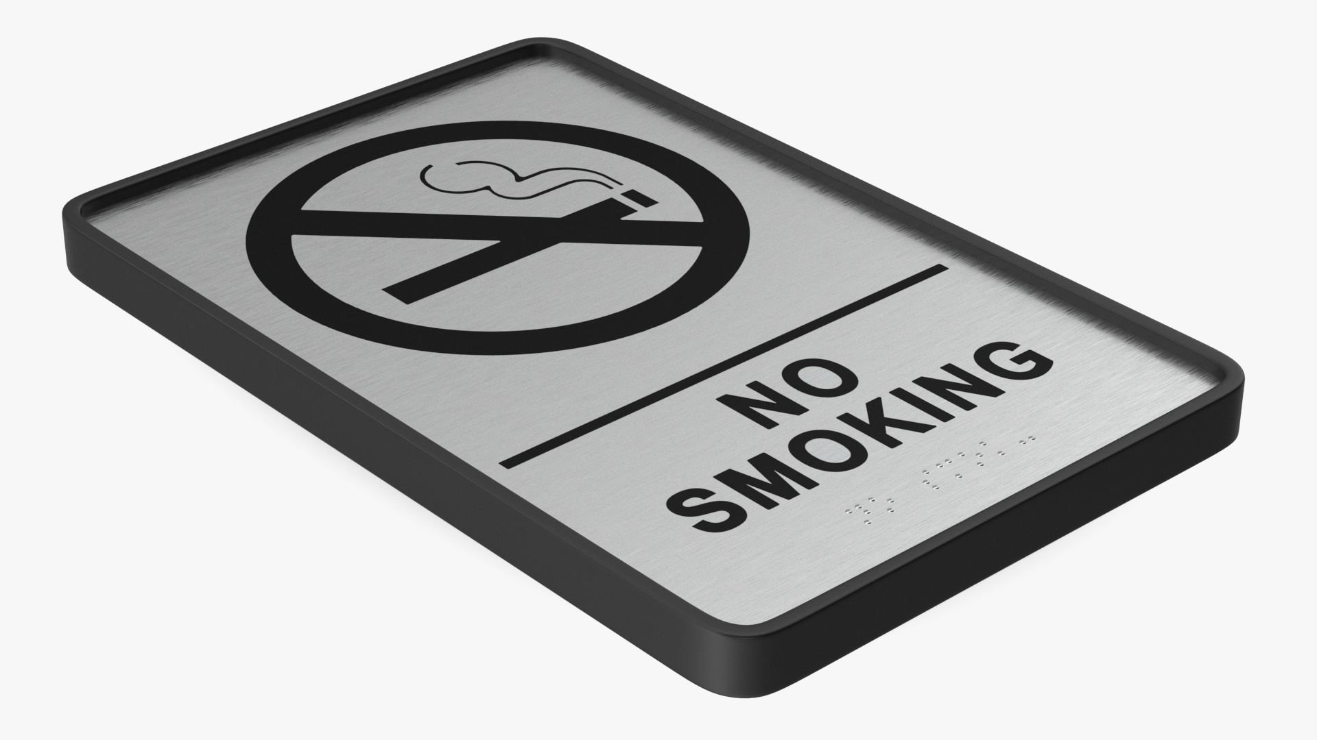 3D model No Smoking Sign