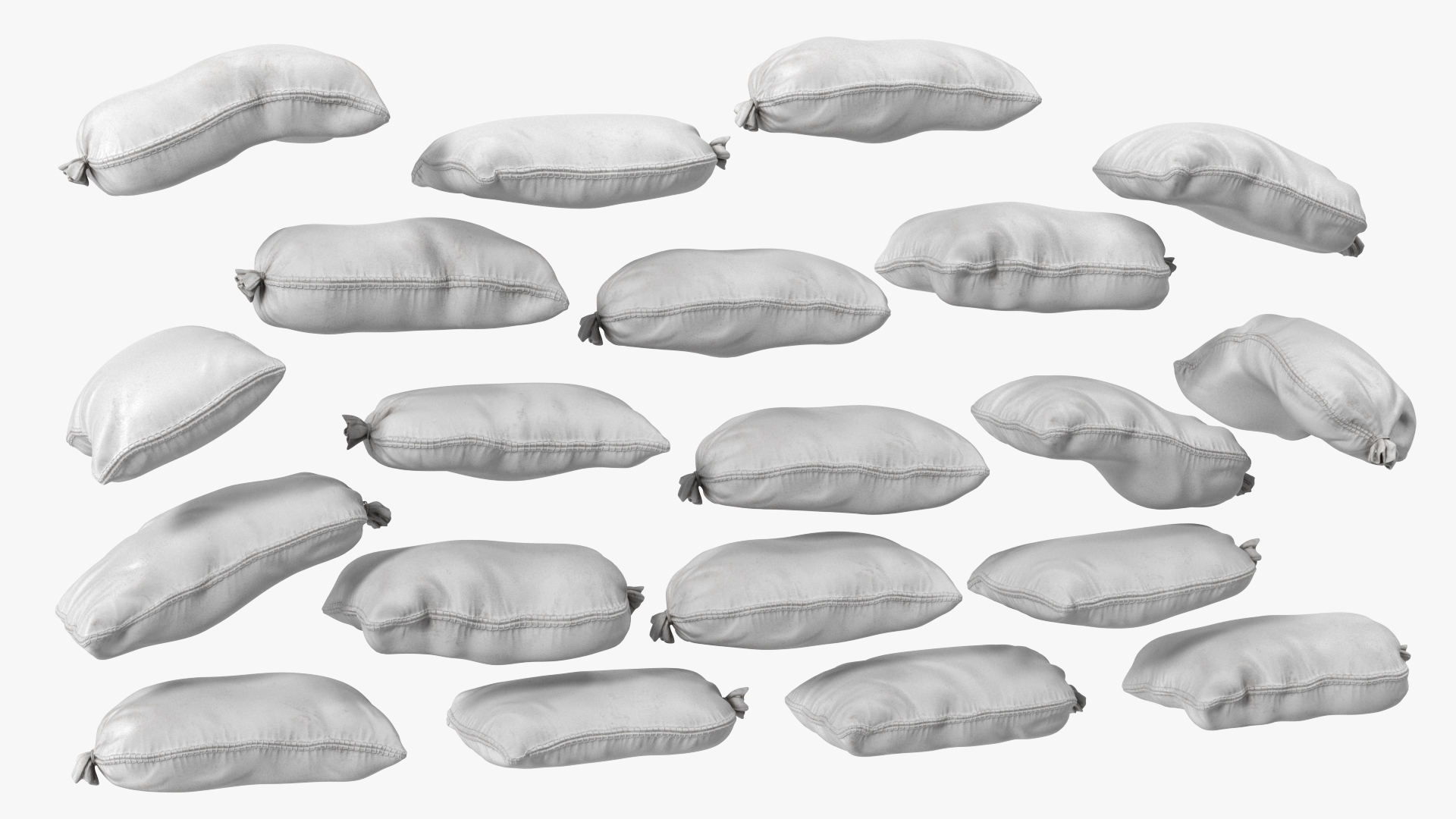 3D Polypropylene Sandbag Barricade