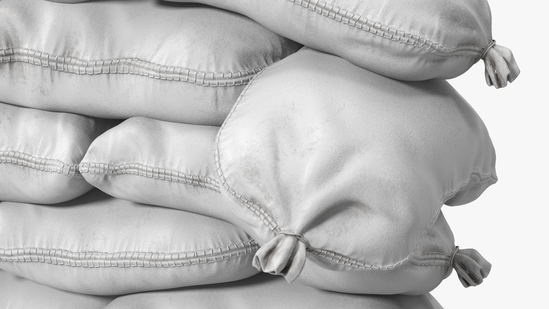 3D Polypropylene Sandbag Barricade