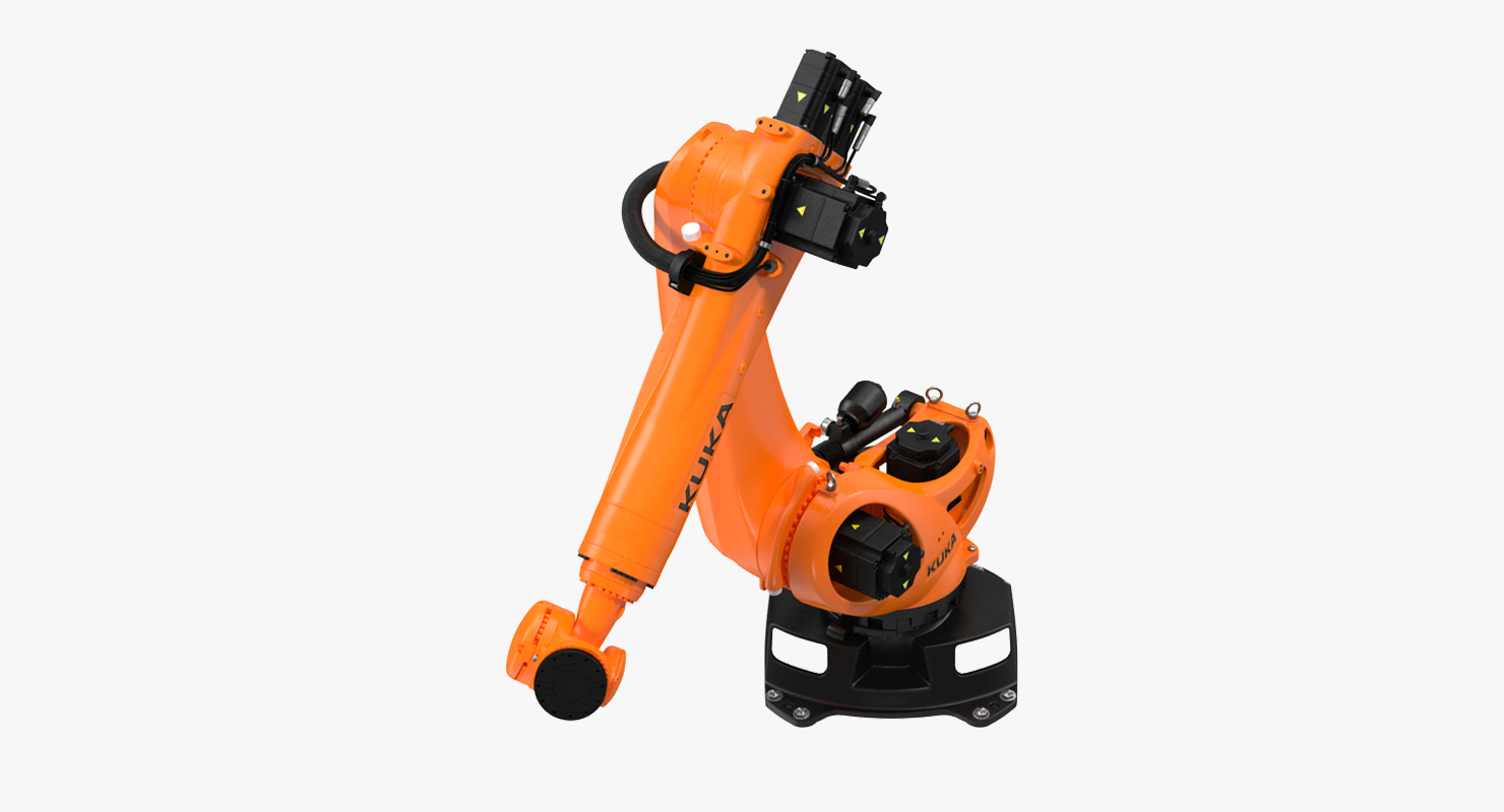 Kuka KR 210 R3100 Ultra Rigged for Cinema 4D 3D model