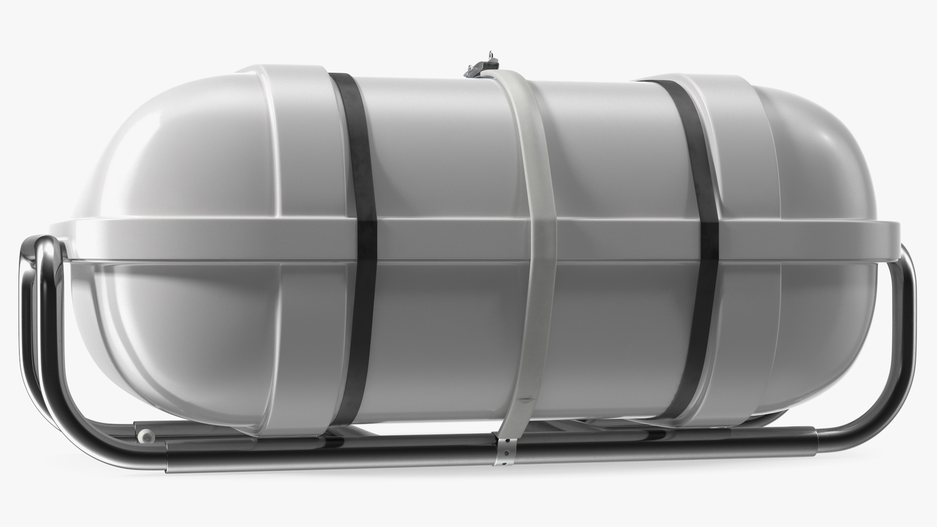 3D model Hard Packing Life Raft Container for Marine Vessel
