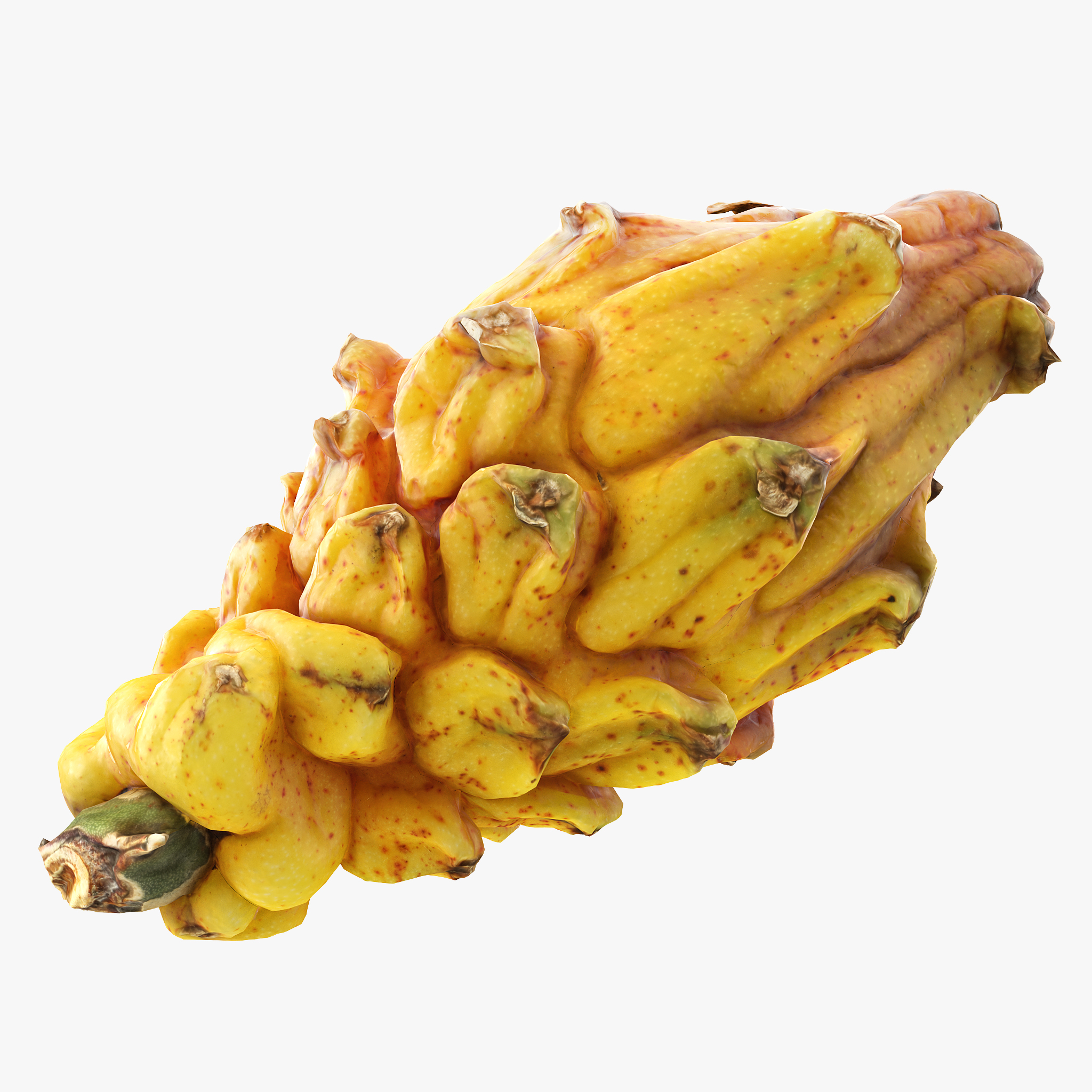Yellow Dragonfruit 3D Model