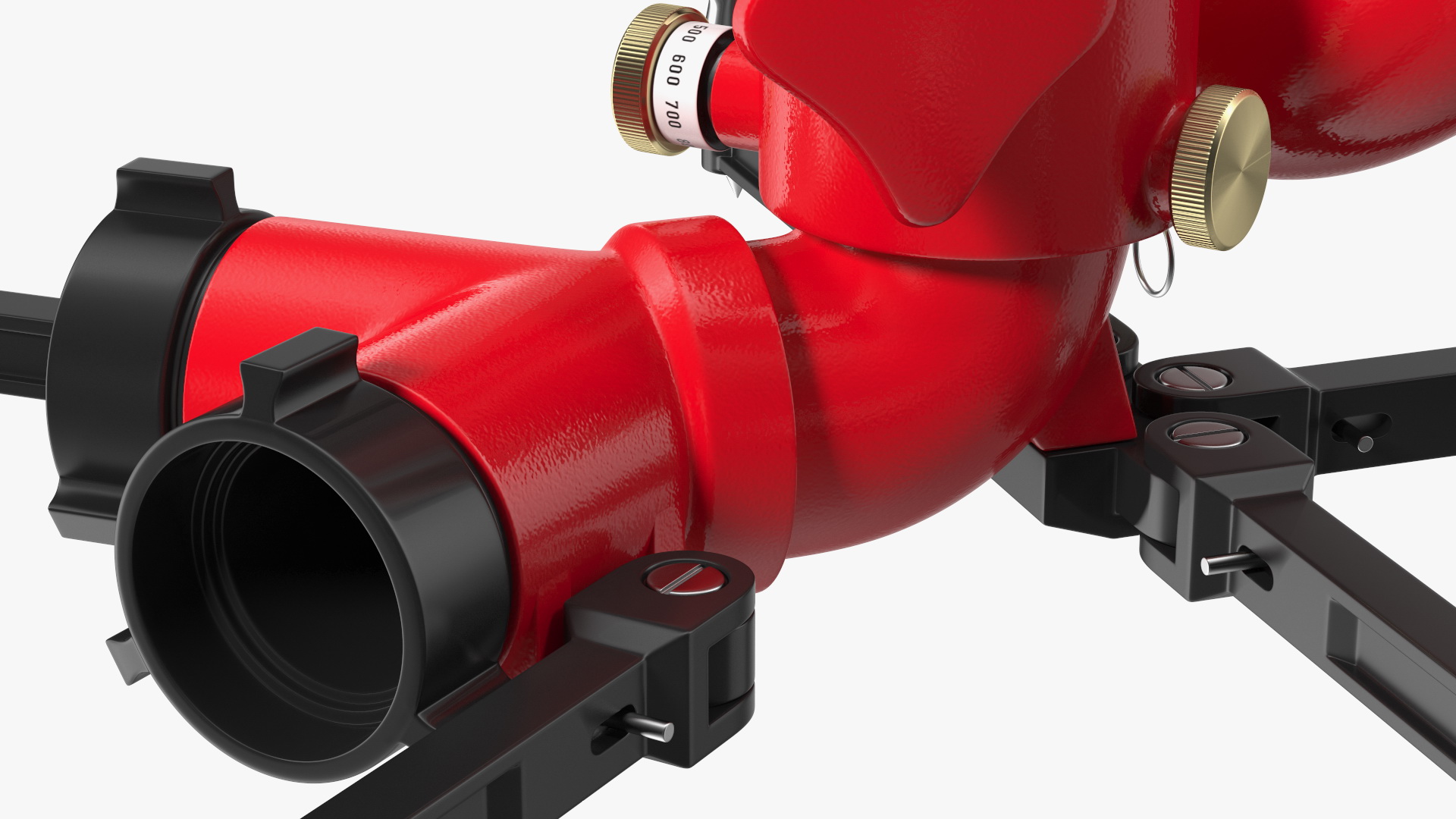 3D Rosenbauer Power Stream Portable Firefighting Monitor model
