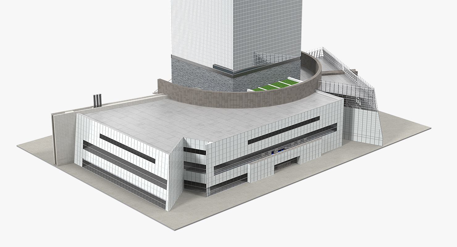 Shanghai World Financial Center Skyscraper 3D