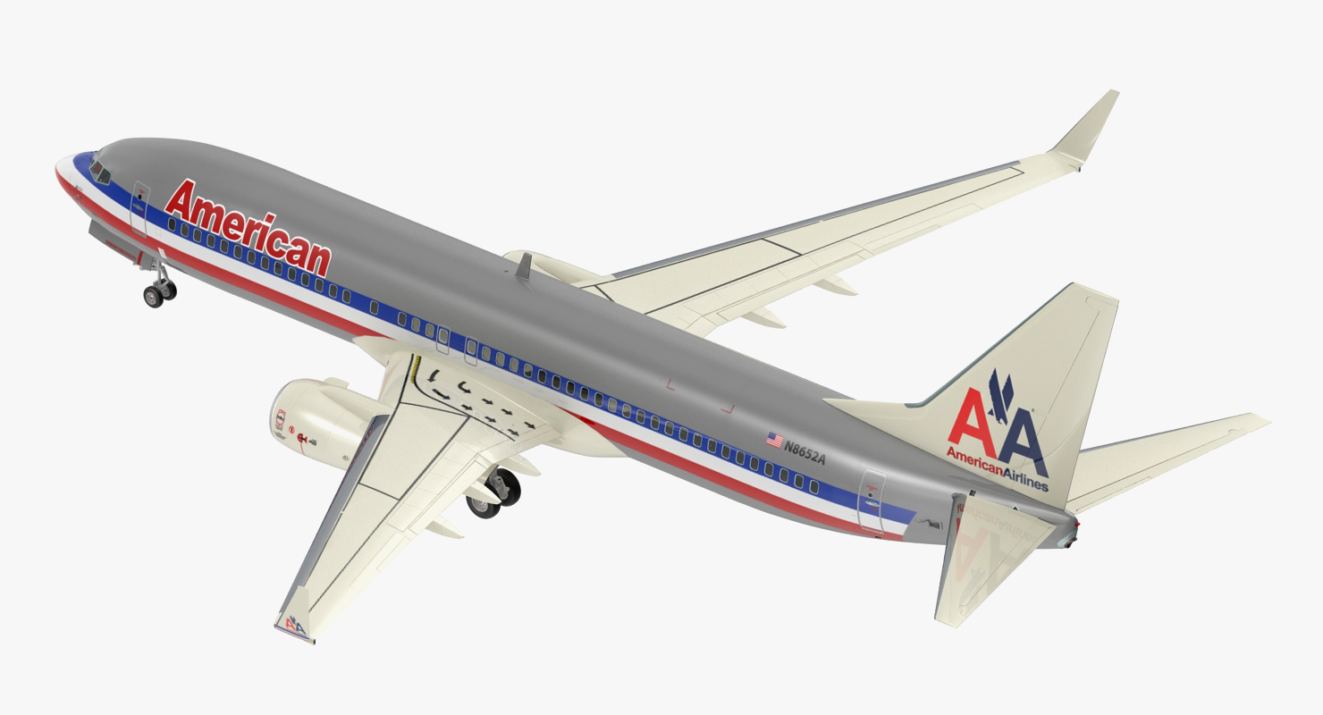 Boeing 737 800 American Airlines 3D
