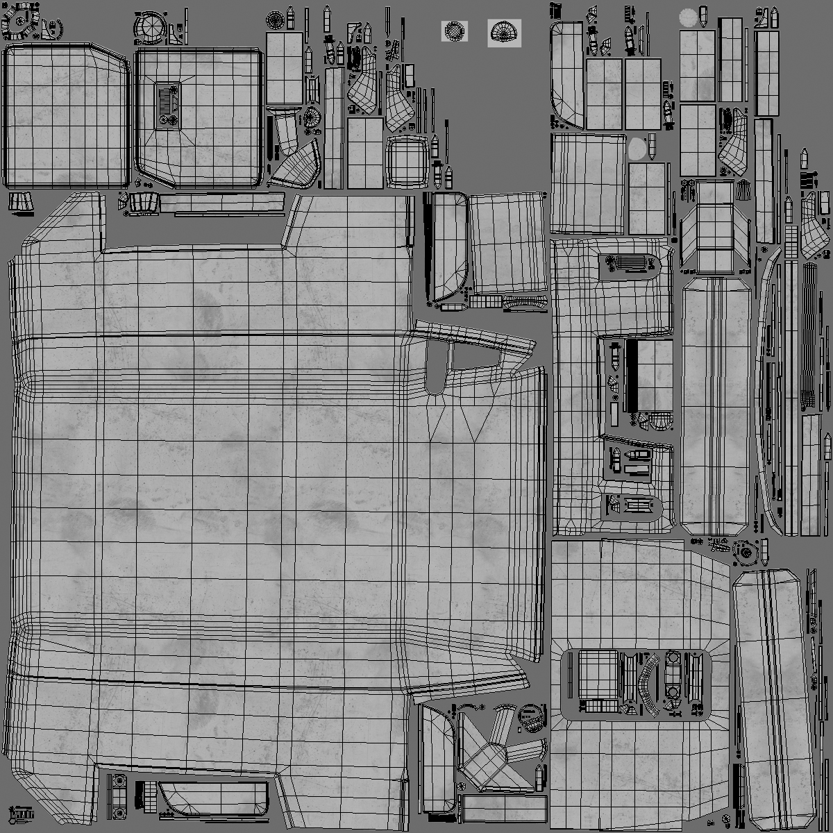 3D Ambulance Car HMMWV m996 Rigged Desert model