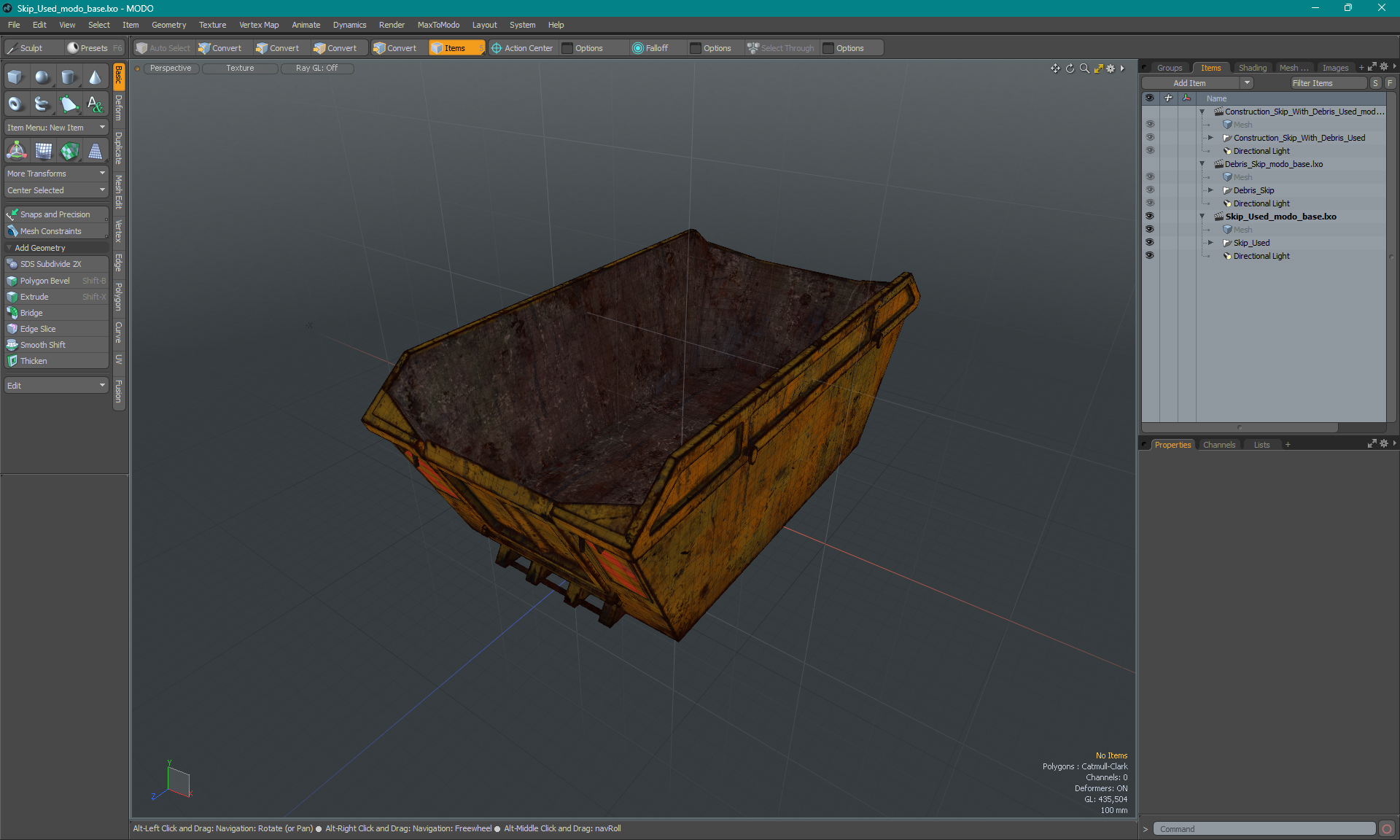 Skip Used 3D model