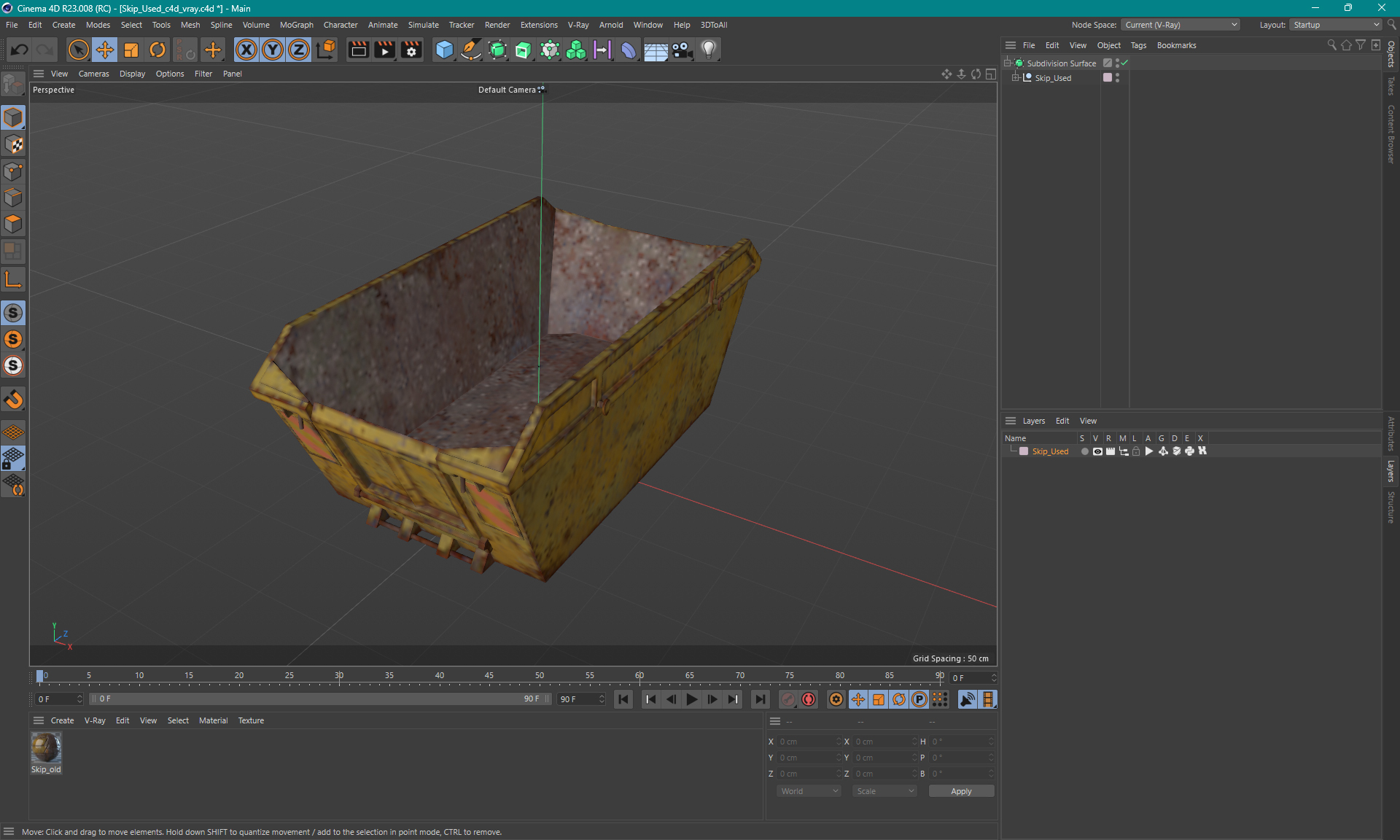 Skip Used 3D model