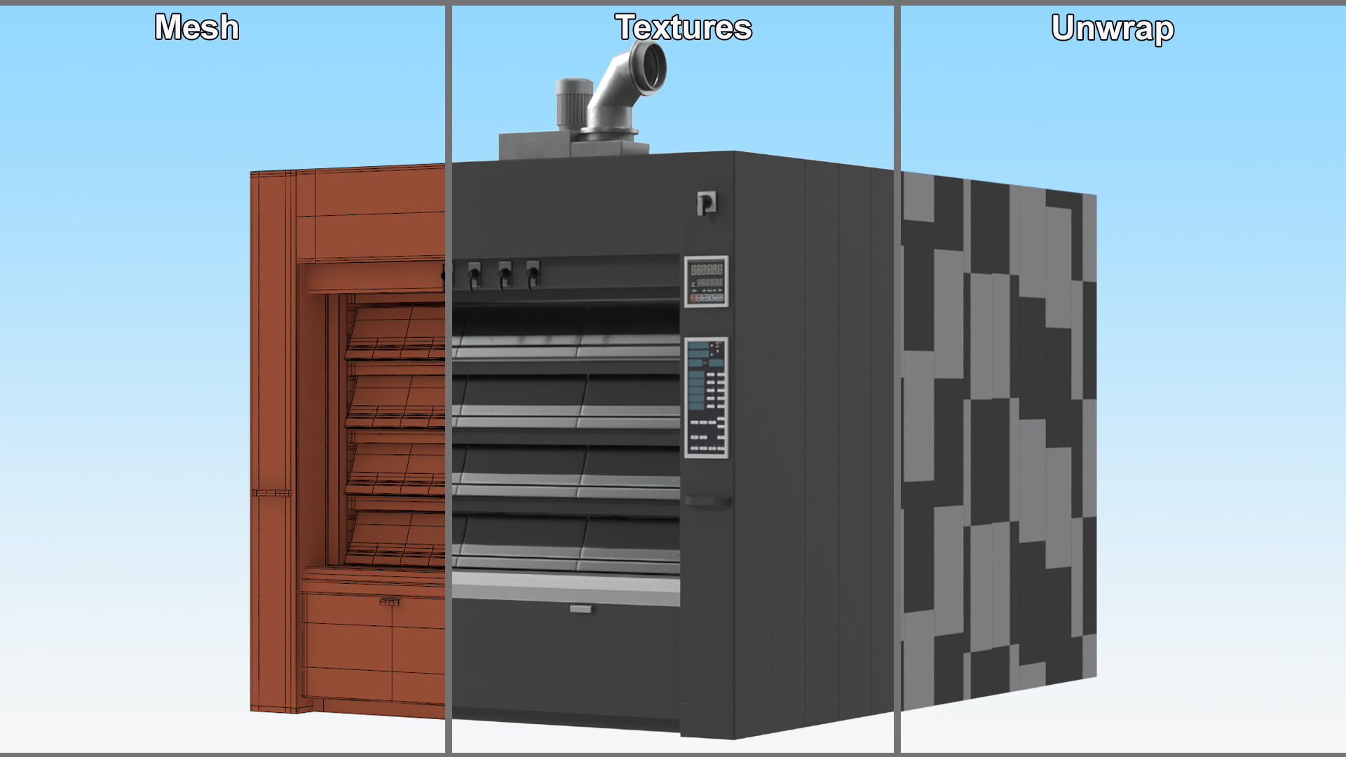 3D model Steam Deck Oven