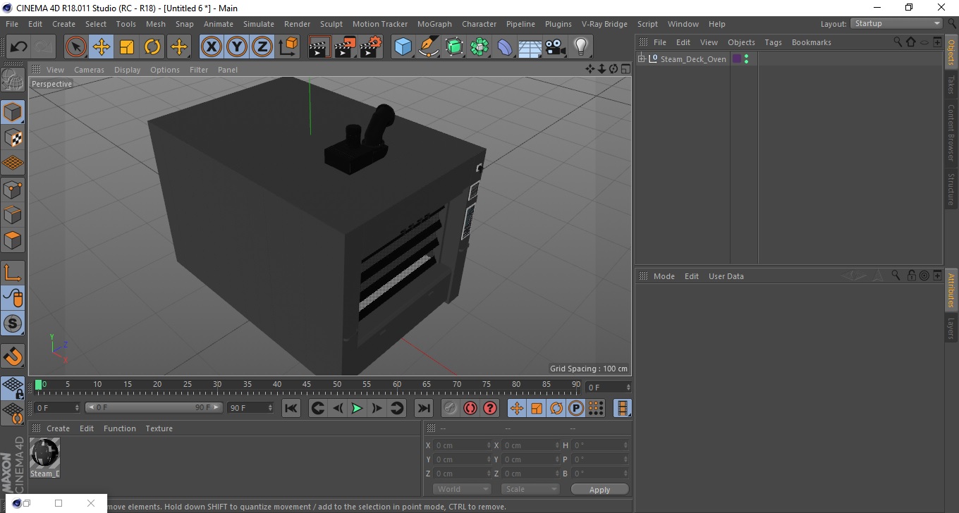 3D model Steam Deck Oven