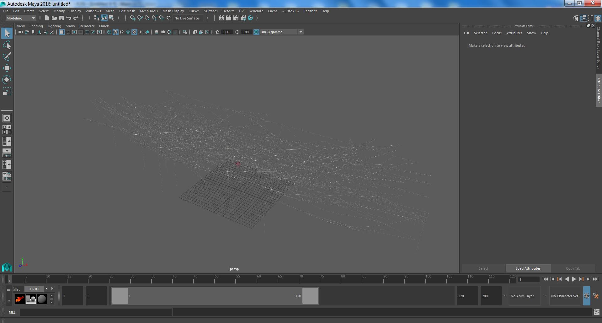 3D model Spider Web
