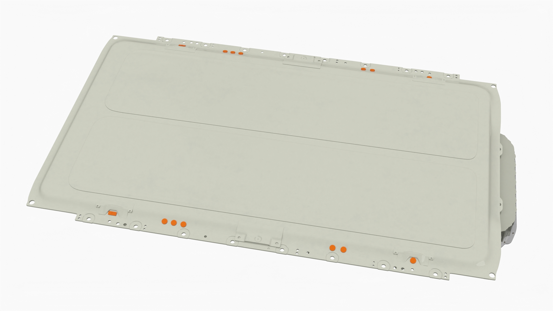 3D model Tesla Cybertruck Battery Pack in Section