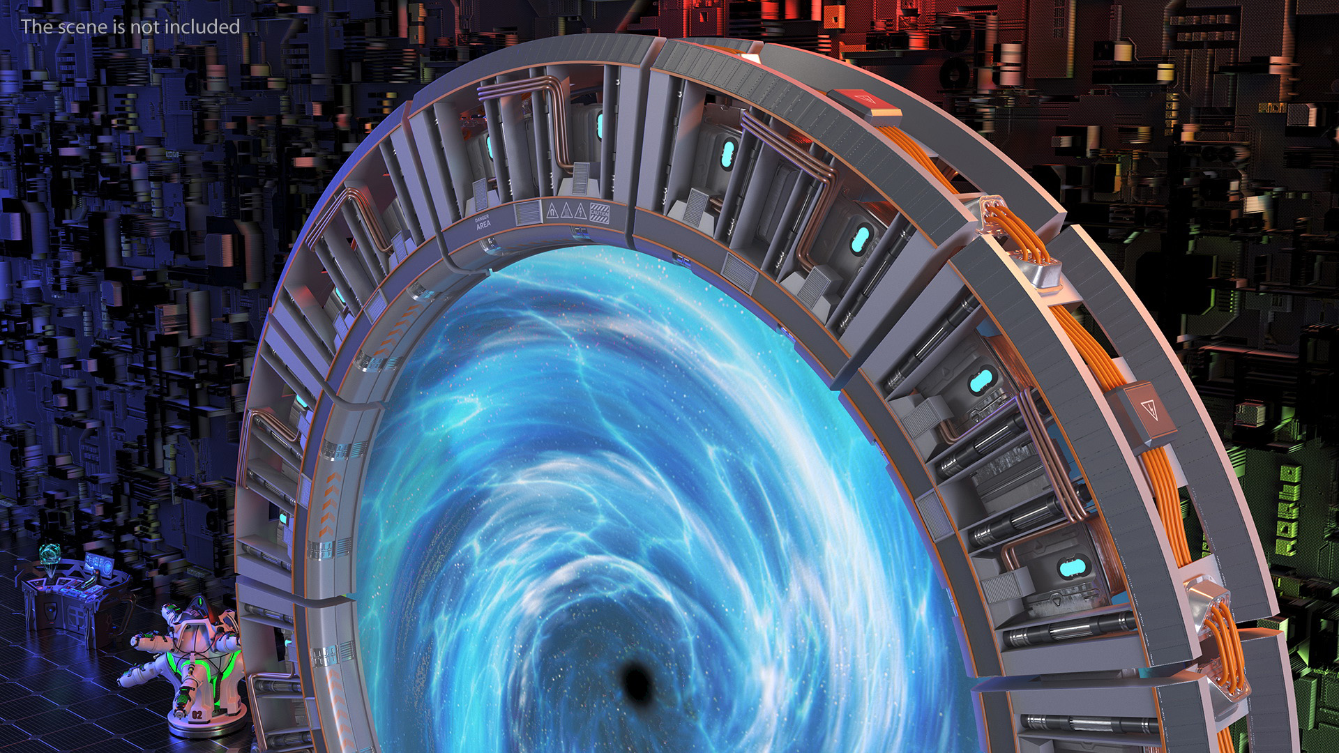 3D Time Gate with Portal