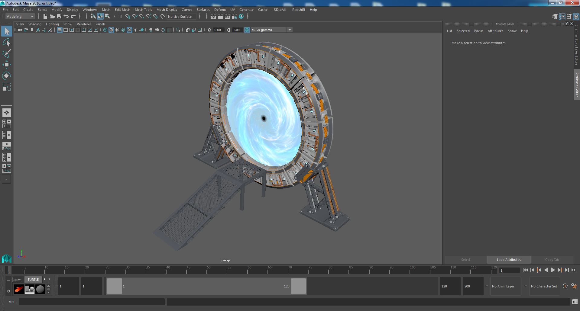 3D Time Gate with Portal
