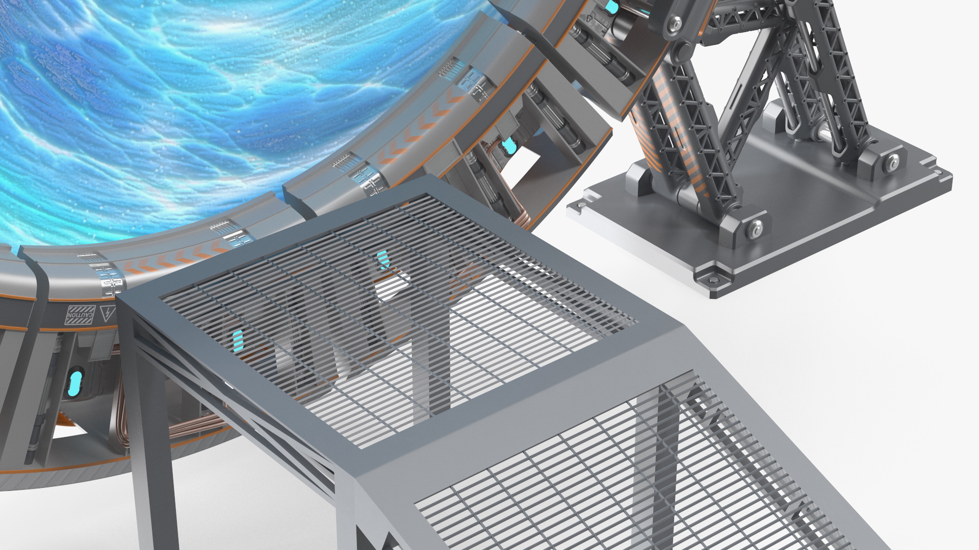 3D Time Gate with Portal