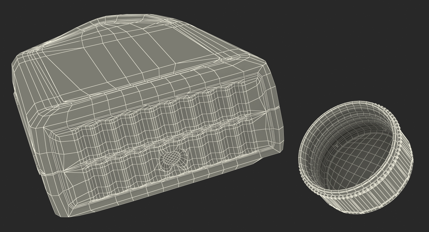 3D model Bottle 1L Motor Oil Mobil