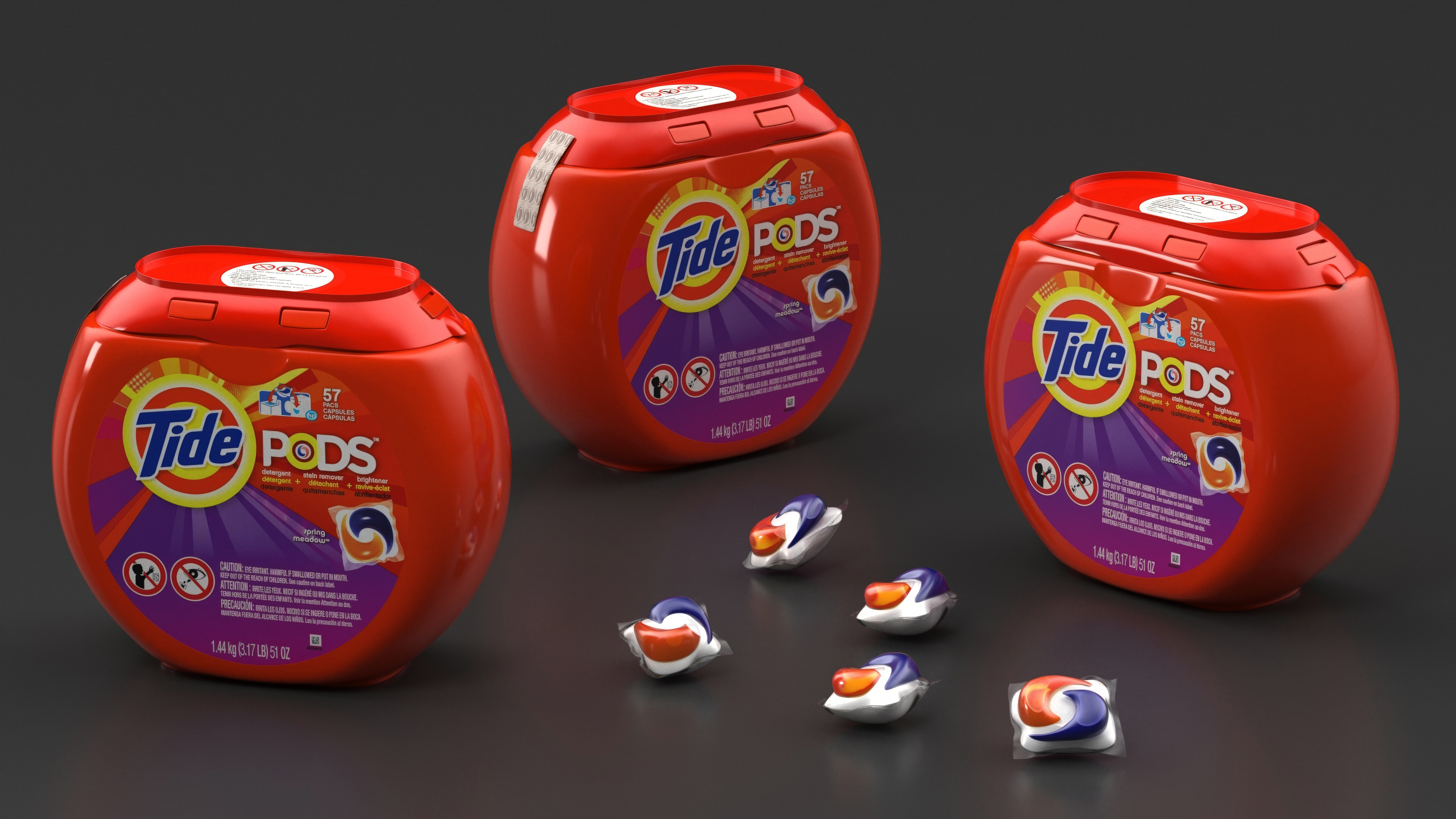 Tide Detergent Soap Pods 3D model