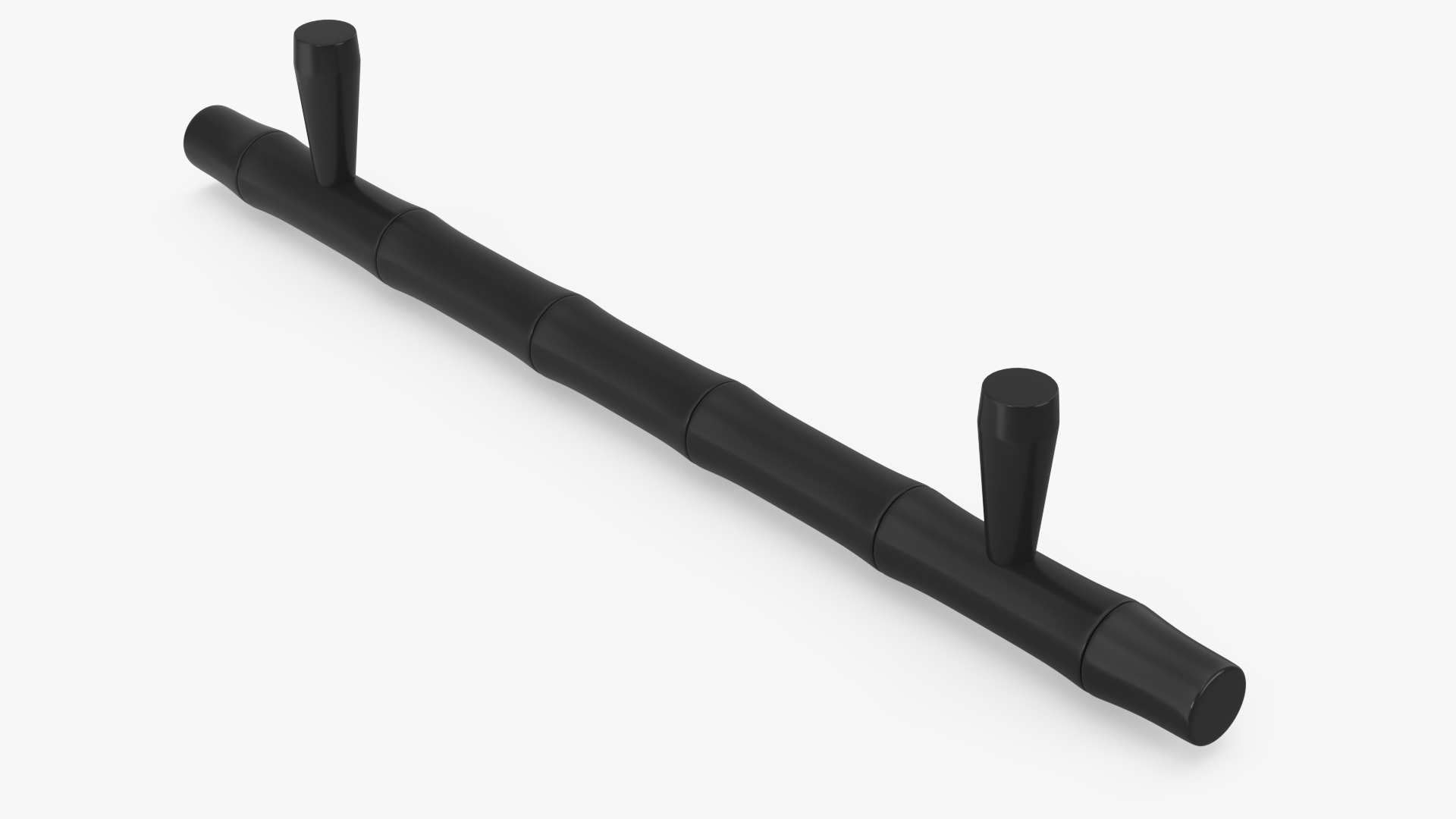 3D Kitchen Cabinet Handle T-Bar Designed Black model