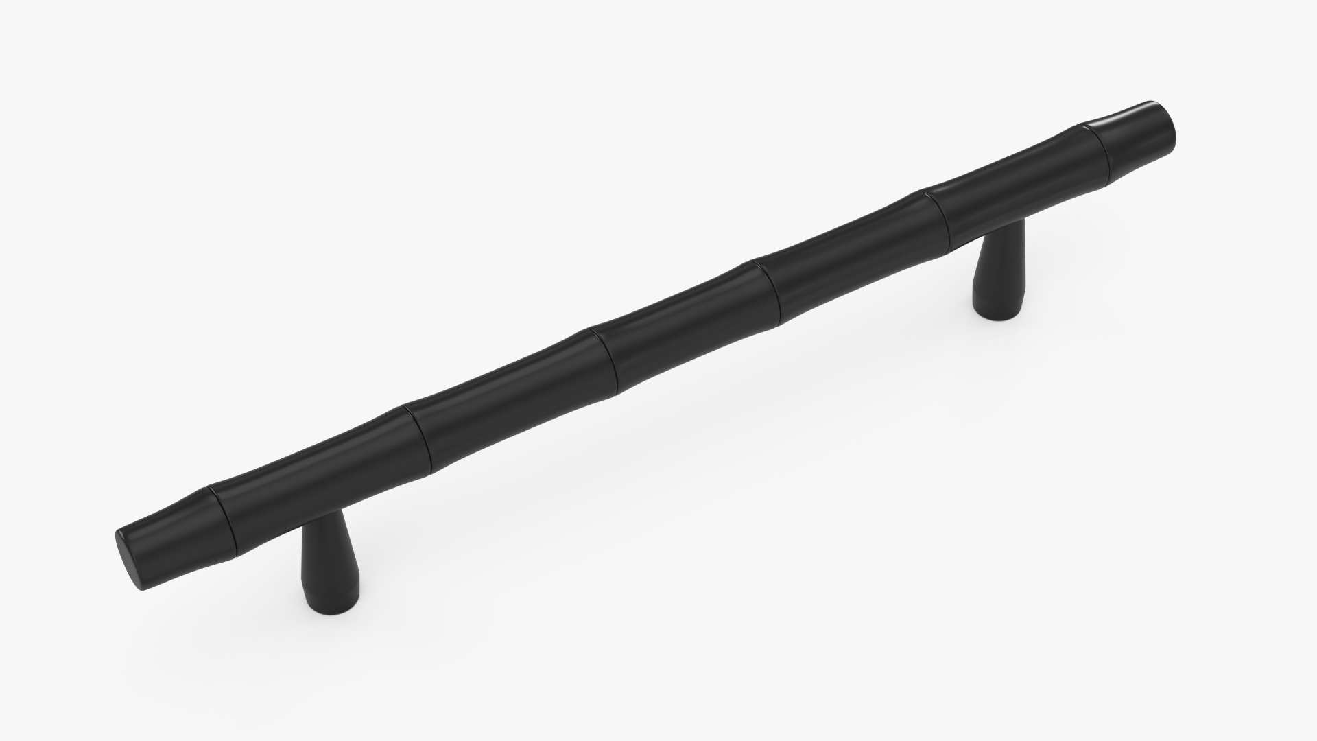3D Kitchen Cabinet Handle T-Bar Designed Black model