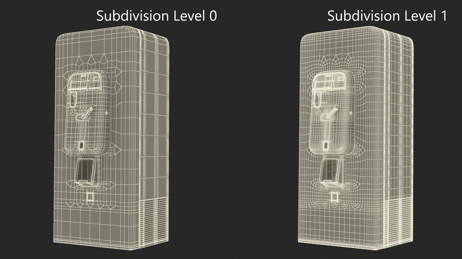 Aged Pepsi Cola Vintage Vending Machine 3D model