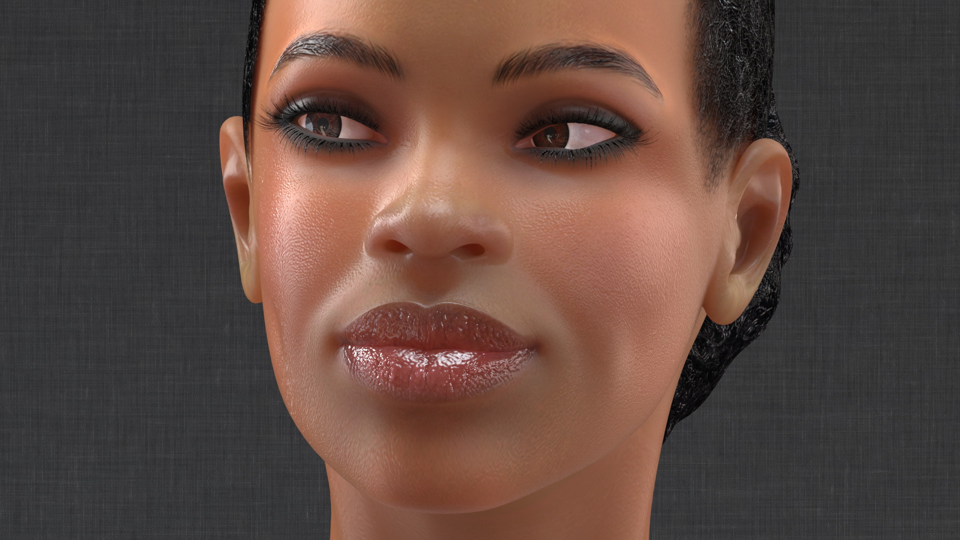 3D model Light Skin Business Style Woman Standing Pose