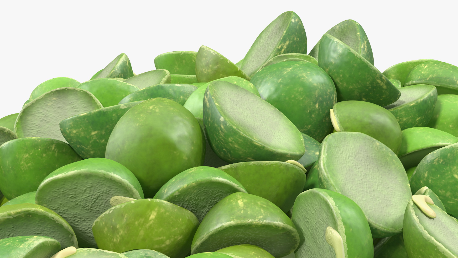 Pile of Split Pea 3D