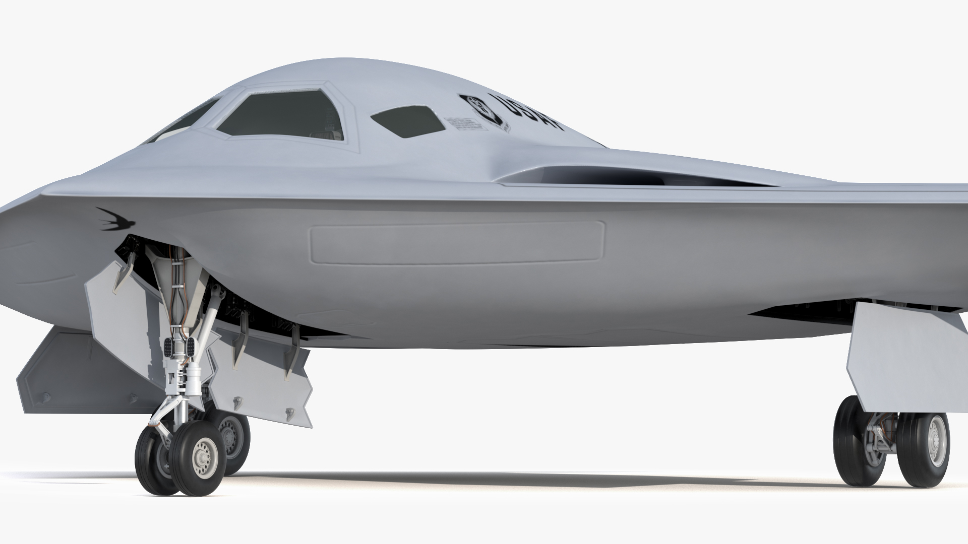 B-21 Raider Long-Range Aircraft Rigged for Maya 3D