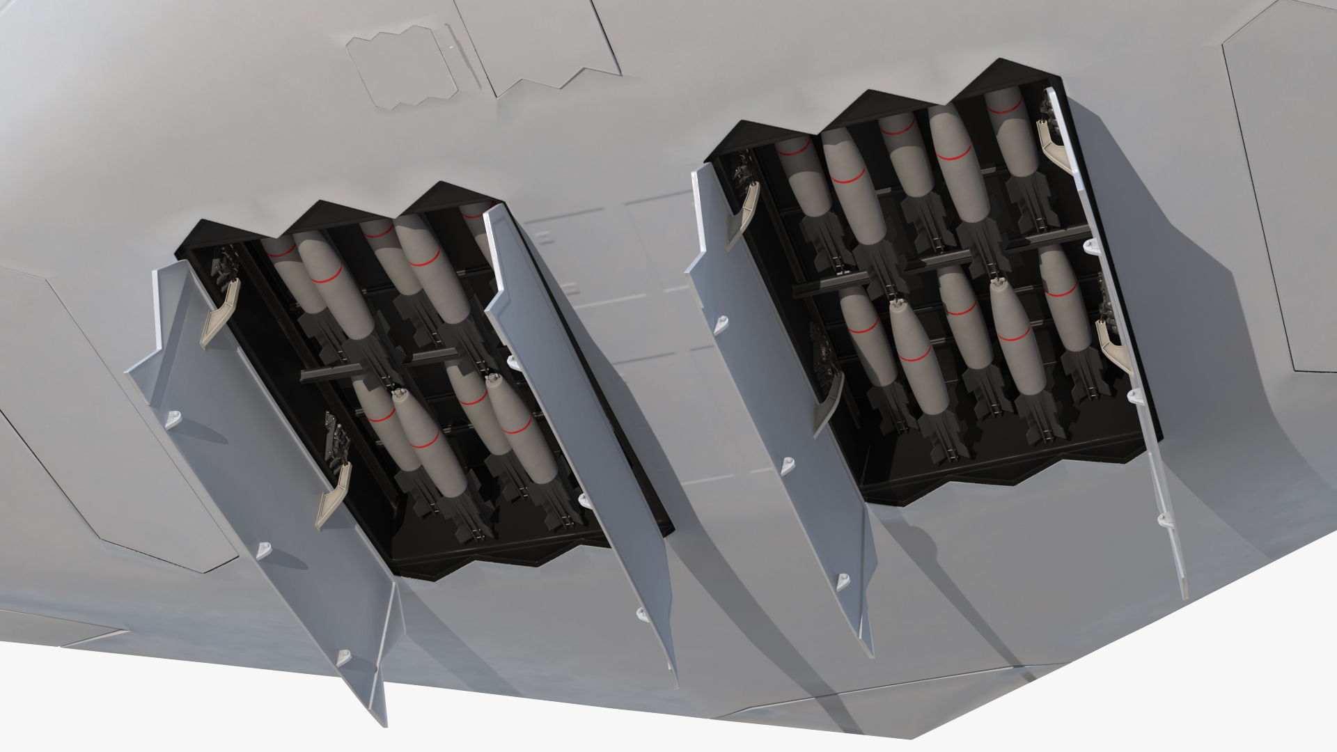 B-21 Raider Long-Range Aircraft Rigged for Maya 3D