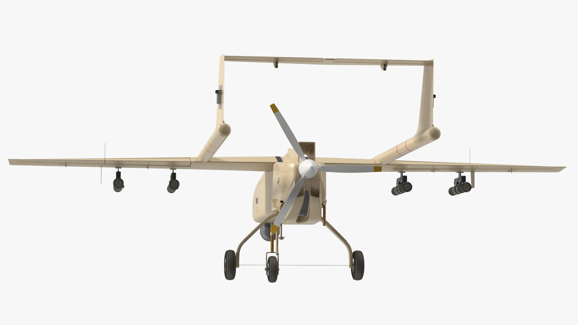 3D Brown UAV without Markings