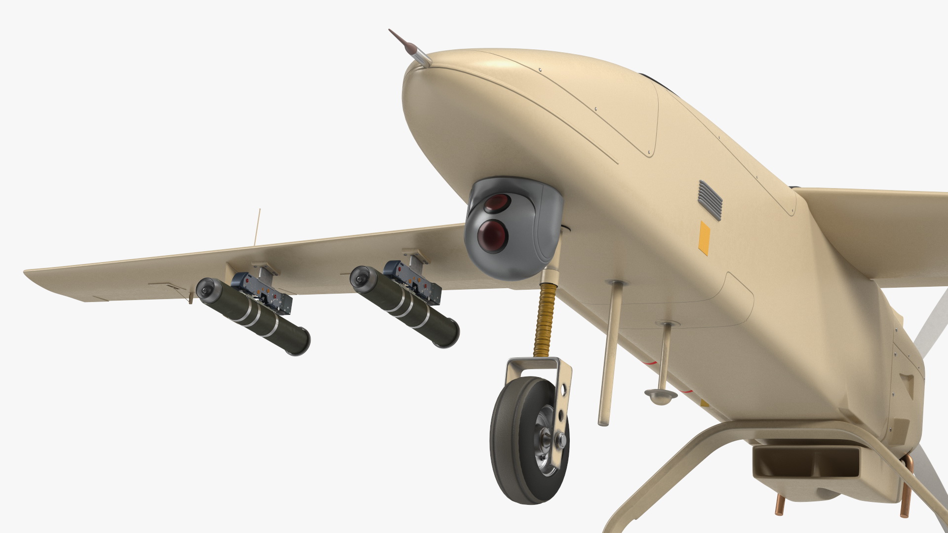 3D Brown UAV without Markings